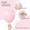 120pcs Light Pink Balloon Arch Kit, 18 12 10 5 inch Pastel Pink Latex Balloons Different Sizes Baby Pink Balloon Garland for Bridal Baby Shower Gender Reveal Party Decorations